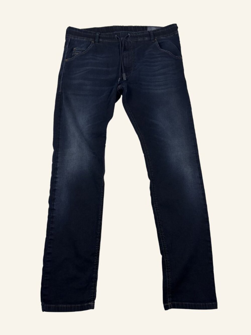 Diesel Krooley-NE Jogg Jeans W32 Dark Navy Stretch Denim - Picture 2 of 12